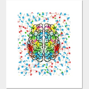 funny beautiful colorful mind for designers geniuses Posters and Art